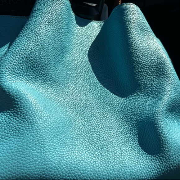 Dooney & Bourke Pebble Grain Large Barlow Bag - Sky Blue - Picture 12 of 12